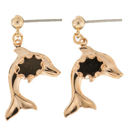 Dolphine Earring 8x6mm (pair)