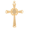 Cross with Bezel Edge 10x8mm