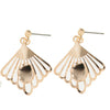 Earring Shell Style 8x10mm