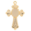 Cross with Bezel 12x10mm