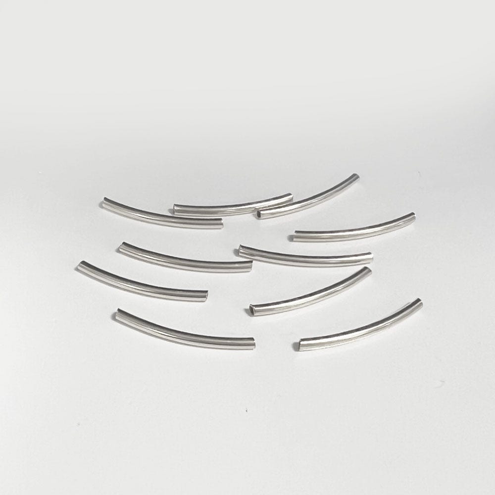 Curved Tubes - Hollow Spacers for beading