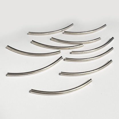 Curved Tubes - Hollow Spacers for beading