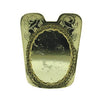 Bola Slide 40x30mm / Gold w/Bezel