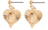 Earring Heart Shape 8x6mm