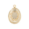 Cabochon Drop Pendant