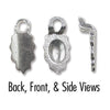 Plated Gold or Silver Glue on Earring Bails