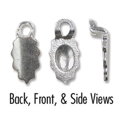 Plated Gold or Silver Glue on Earring Bails
