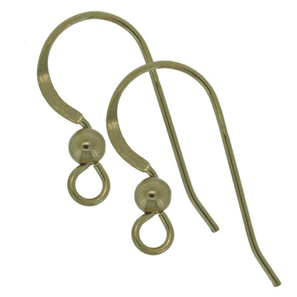 Fishhook Earwire w/Flat & Ball