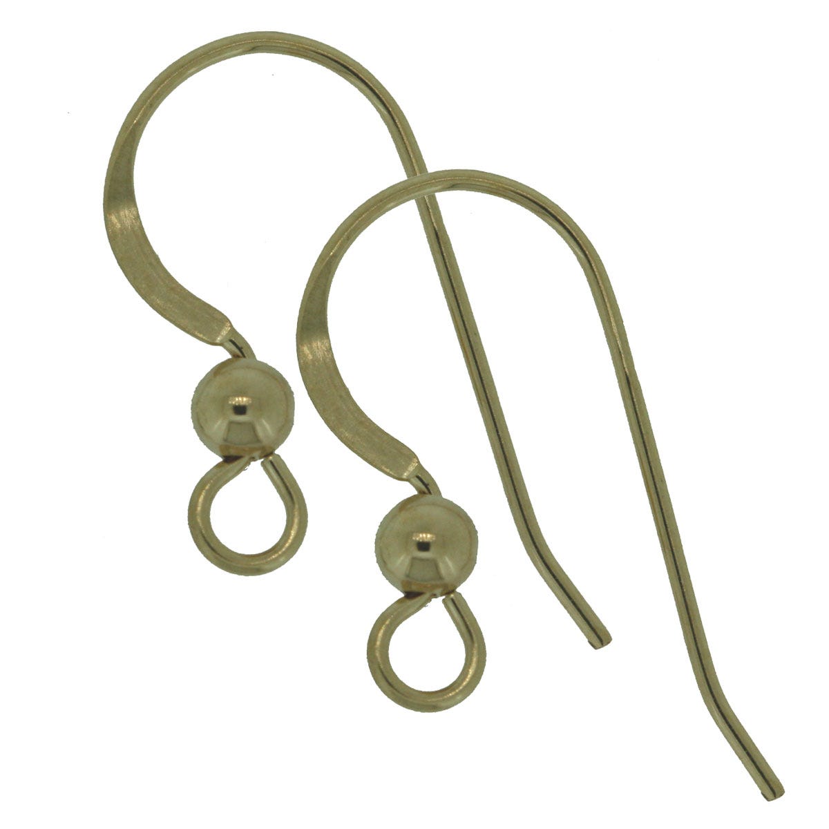 Fishhook Earwire w/Flat & Ball