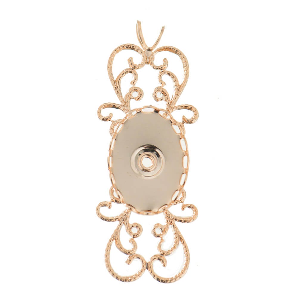 Pendant 18x13mm - Bezel Edge