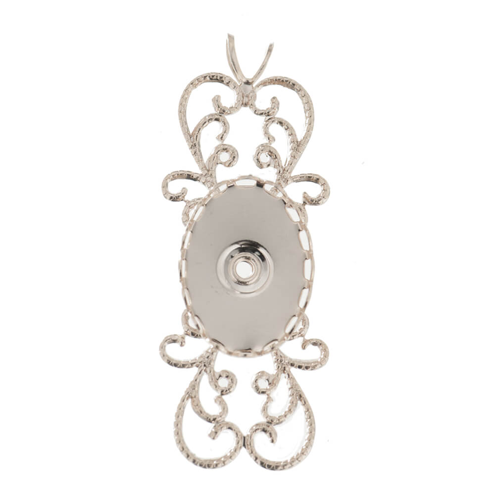 Pendant 18x13mm - Bezel Edge