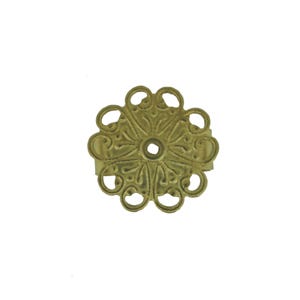 Bola Slide 18mm Glue-On / Gold or Silver Color - Dozen
