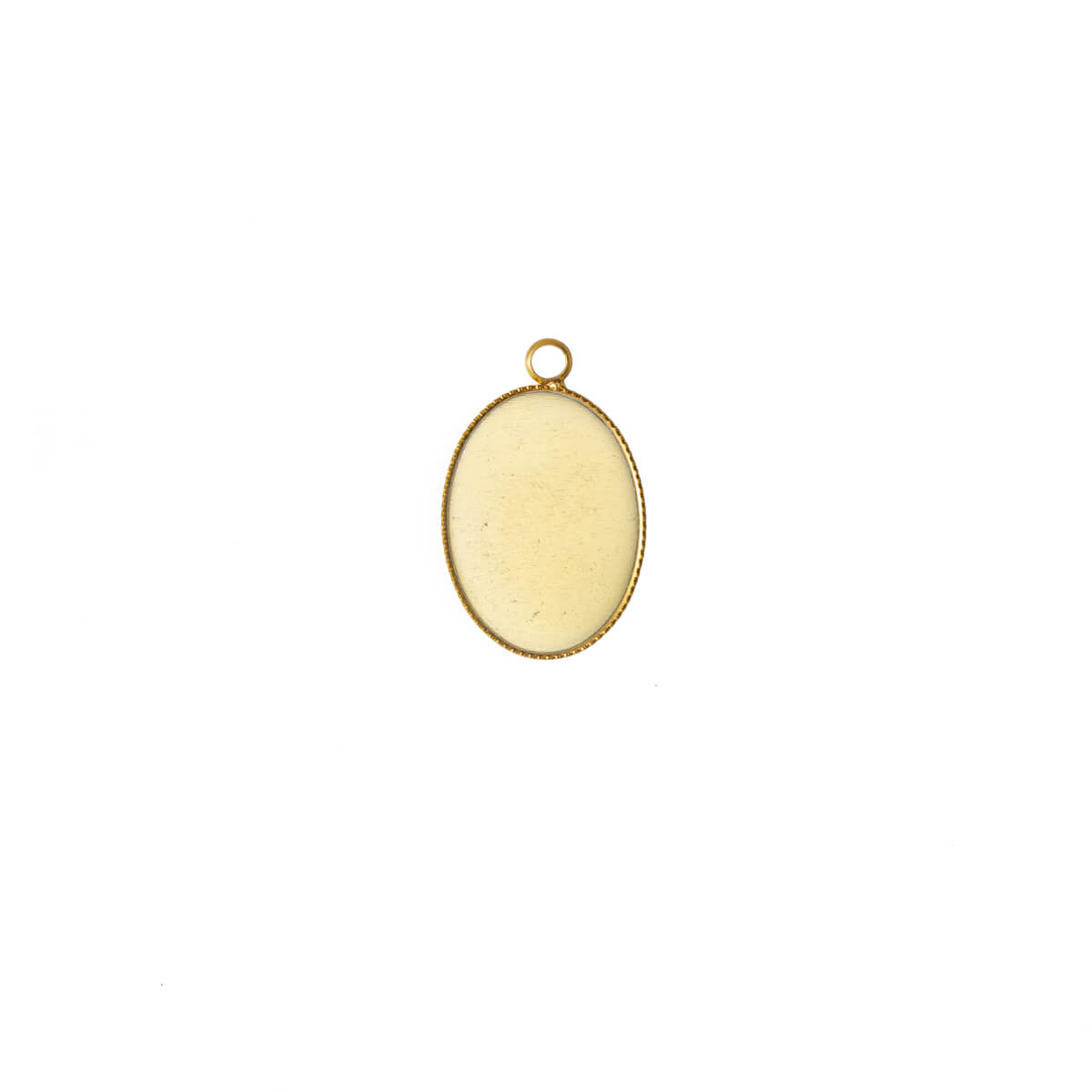 Oval Bezel Edge Cabochon Pendant Blanks
