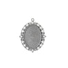 Antique Style Cabochon Pendant Blanks - Double Sided