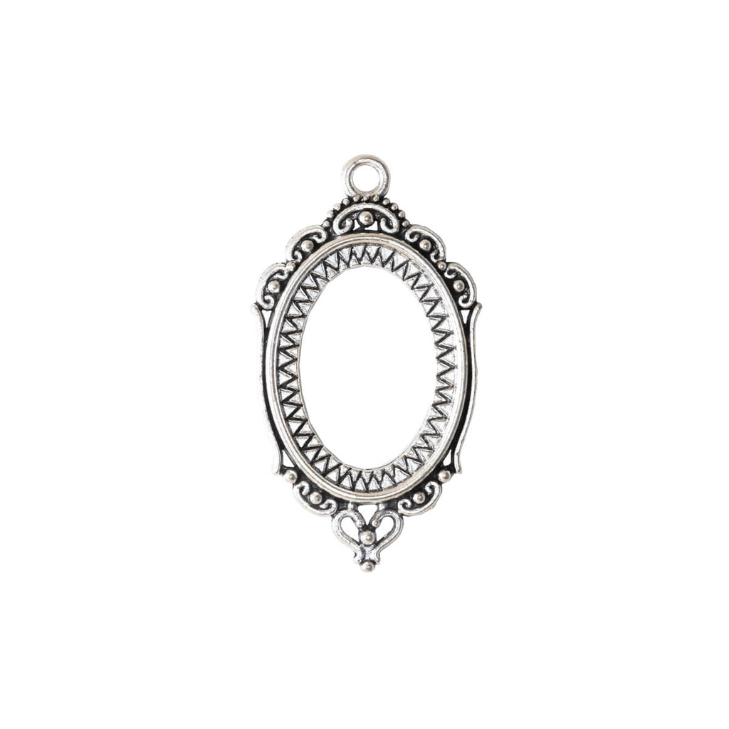 Vintage Style Cabochon Pendant Blank