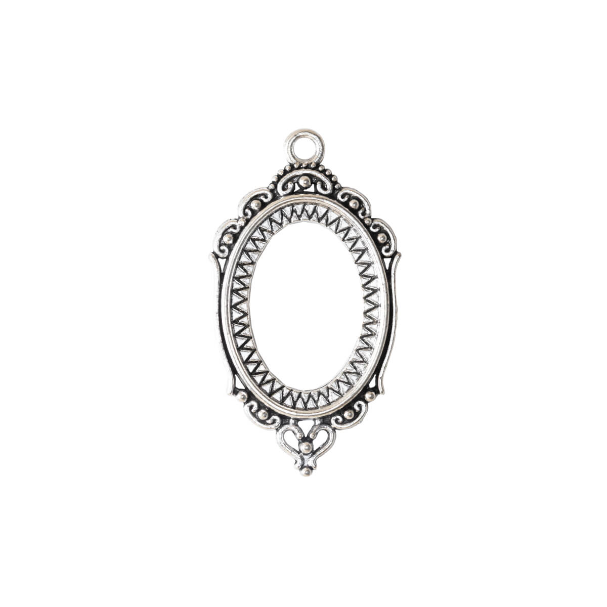 Vintage Style Cabochon Pendant Blank