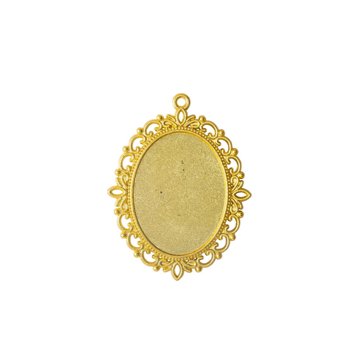 Antique Style Cabochon Pendant Blanks - Double Sided