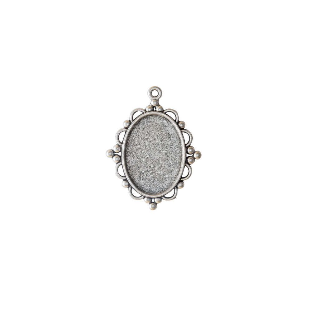 Vintage Style Cabochon Pendant Blanks