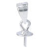 Screw Eye w/ Bail - Plated 925 SS - EA