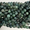 Green Moss Agate Beads