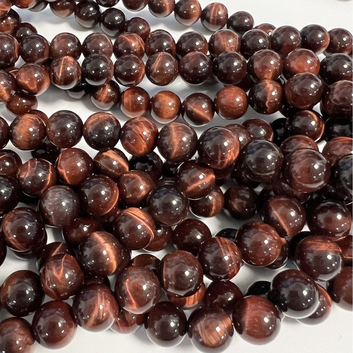 Red Tiger-Eye Beads