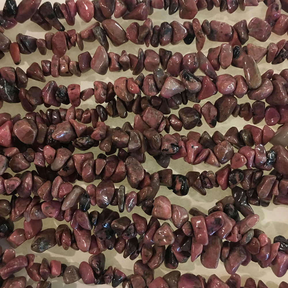 Rhodonite Chip Necklace