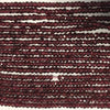 Garnet Faceted Rondelle