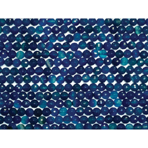 Blue Agate Faceted 12mm