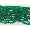 APPLE GREEN JADE FACETED BEADS