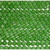 APPLE GREEN JADE FACETED BEADS
