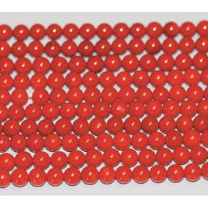 Red Coral 8mm (Dyed)