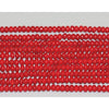 Red Coral 4mm Rondelle (Dyed)