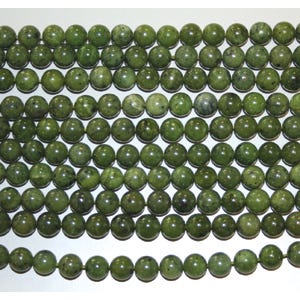Canadian Green Jade 10mm Round