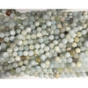 6mm Aquamarine Faceted Beads