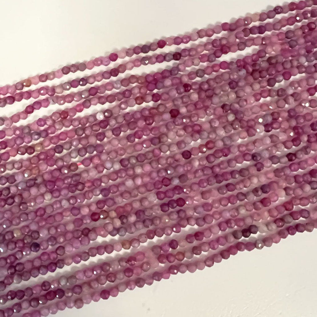 Ruby Sapphire Faceted 3mm 15-16"