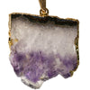 Amethyst Slice Pendant