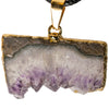 Amethyst Slice Pendant