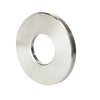Trim saw arbor flange back