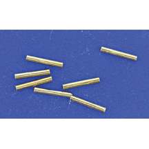 Gold Plate Straight Tubes 3/8 inch