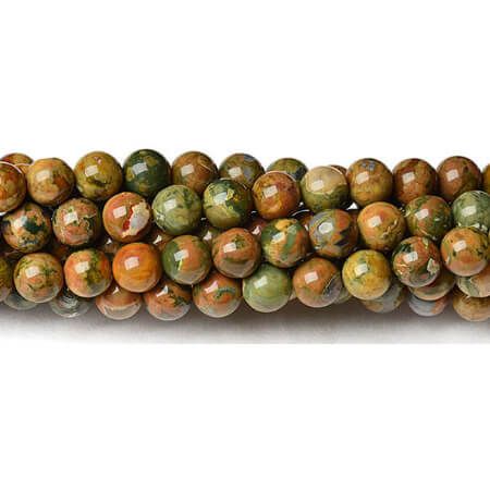 6mm Rhyolite Round Beads