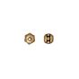 8/0 Seed Bead Spacers - Antiqued Gold Plate
