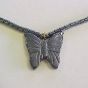 Hematite Necklace - Butterfly