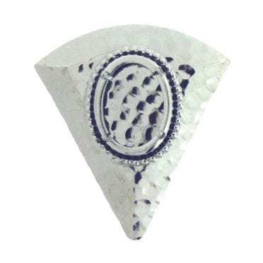 18x13mm Bola Slide - Silver color