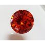 RED ROUND Cubic Zirconia