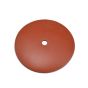 Red Silicon Pad, 5-1/2 Diameter, 1/2 Hole