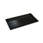 Grooved Sorting Tray, Black