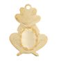 8x6mm Frog Pendant