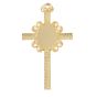 Cross with Bezel Lace Design 14x10mm