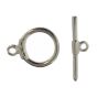 14mm Toggle Clasp - Silver color