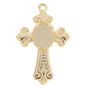 Cross with Bezel 12x10mm